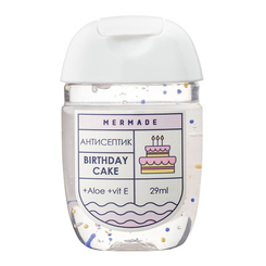 Антисептики і маски - Антисептик-гель для рук Mermade Birthday Cake 29 мл (MR0011)