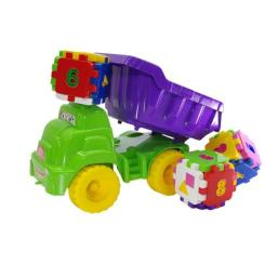 Набори для пісочниці - Набір пісочний Doloni Toys №40 13585 Салатовий з фіолетовим (25346s29160)