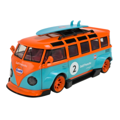 Автомодели - Автомодель Автопром Volkswagen T1 Bus 1:24 оранжевый (AP7751/2)