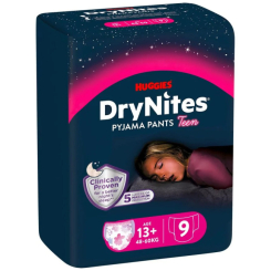 Підгузки - Підгузки-трусики Huggies DryNites для дівчаток 49-60 кг 13+ років 9 шт (5029053583679) Підгузки - Підгузки-трусики Huggies DryNites для дівчаток 49-60 кг 13+ років 9 шт (5029053583679)