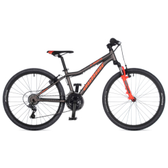 Велосипеды - Велосипед Author A-Matrix 24 серебристый-неоново оранжевый (2023029)
