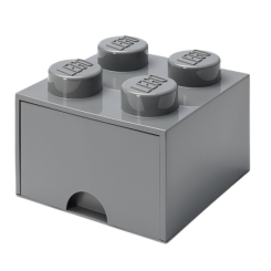 Бокси для іграшок - Висувний ящик для зберігання LEGO Lifestyle Цеглинка 4 темно-сірий (40051754) Бокси для іграшок - Висувний ящик для зберігання LEGO Lifestyle Цеглинка 4 темно-сірий (40051754)