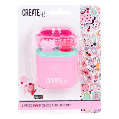 Косметика - Набор блеск и помада для губ Create It! LIPPODS розовый (84578/1)