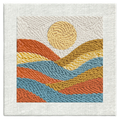 Наборы для творчества - Набор для создания ковровой вышивки Brushme Горизонт мечтаний (PMBR014)