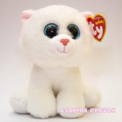 М'які тварини - М'яка іграшка Біла кішка Pearl TY Beanie Babies (42130)