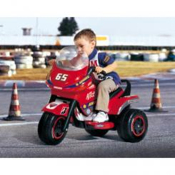 Электромобили - Детский электромобиль-мотоцикл DUCATI (ED 1033)