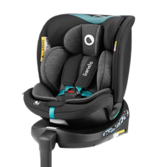Автокрісла й аксесуари - Автокрісло Lionelo Navy i-Size black turquoise (LO-NAVY I-SIZE BLACK TURQUOISE) (5903771719759)