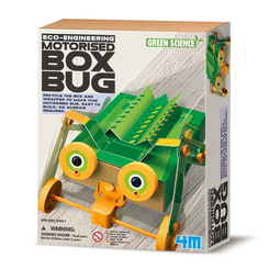 Наукові ігри, фокуси та досліди - Науковий набір 4M Green science Еко-інженерія Робот-жук із коробок (00-03388)