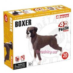 Конструкторы с уникальными деталями - Сборная модель Собака боксер 4D Master (26489)