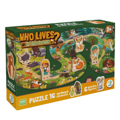 Пазли - Пазл DoDo Хто живе в лісі? (300608)