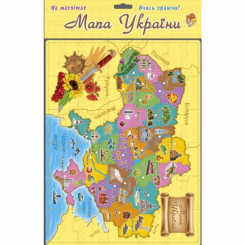 Навчальні іграшки - Плакат навчальний Artos Games Карта України (U1175ATS) (roy_arp60U1175ATS)