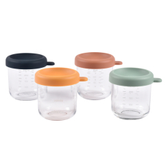 Товары по уходу - Набор контейнеров для хранения Beaba стеклянных 4 шт (914009)