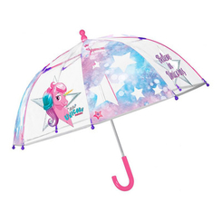 Зонты и дождевики - Зонтик Cool kids Единорог прозрачный (15581)