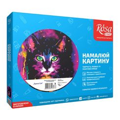 Товари для малювання - Набір для малювання Rosa Космічний кіт живопис за номерами (N00013223)