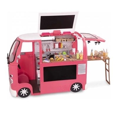 Транспорт и питомцы - Транспорт для кукол Our generation Продуктовый фургон розовый (BD37969Z)