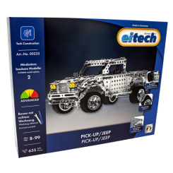 Конструкторы с уникальными деталями - Конструктор Eitech Пикап 635 деталей (С225)