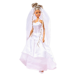 Куклы - Кукла Штеффи в свадебном платье Simba стильная (5733414/5733414-2)