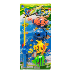 Игрушки для ванны - Игровой набор Рыбалка Bambi SFY-6129 удочка рыбки Синий (46153)