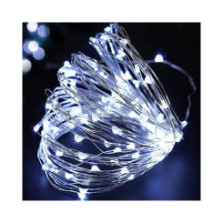 Аксесуари для свят - Світлодіодна гірлянда нитка Led Краплі роси на 100 світлодіодів 10 м Білий (0eb2eb57)