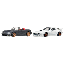 Автомодели - Набор автомоделей Hot Wheels Car culture '04 Mazda Mazdaspeed Miata и Mazda RX7 FC Pandem (HBL96/HRR75)