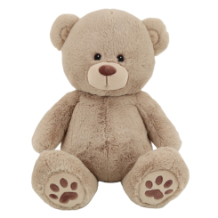 М'які тварини - ​М'яка іграшка Nicotoy Ведмежа сіро-коричневе 60 см (5813002)