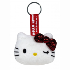 Брелоки - Брелок Hello Kitty Хелло Китти Юбилейная 50 Красный бантик 7 см (760023891/3)