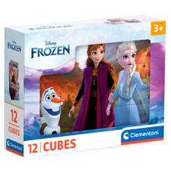 Развивающие игрушки - Кубики-пазл Clementoni Frozen 12 элементов (41192) Развивающие игрушки - Кубики-пазл Clementoni Frozen 12 элементов (41192)