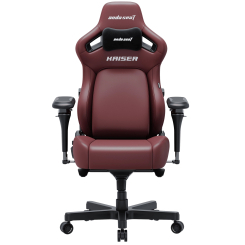 Меблі для геймерів - Крісло ігрове Anda Seat Kaiser 4 V2 Size XL Maroon PVC (AD12YDDC-XLL-20-A-PV/C-03)