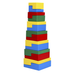 Розвивальні іграшки - Пірамідка-головоломка на 14 елементів(А 334)