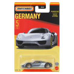 Автомодели - Автомодель Matchbox Шедевры автопрома Германии Porsche 918 (GWL49/HFH48)