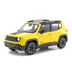 Транспорт и спецтехника - Автомодель Welly Jeep Renegade Trailhawk 1:24 желтая (24071W/24071W-1)