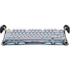 Клавіатура і миші - Клавіатура GravaStar Mercury K1 Pro 80keys Kailh Speedy Mint EN/UKR BT/WL/USB сірий (GSK1PRO_GRY)