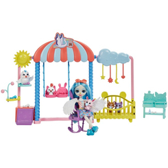 Куклы - Игровой набор Enchantimals Baby best friends Ясли для зверьков (HLH23)