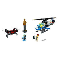 Конструкторы LEGO - Конструктор LEGO City Воздушная полиция преследование с дроном (60207)