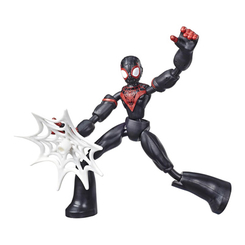 Фигурки персонажей - Игровая фигурка Spider-Man Bend and flex Майлз Моралес 15 см (E7335/E7687)