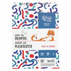 Канцтовары - Альбом для рисования ROSA Kids Cats 30 листов (8131404)