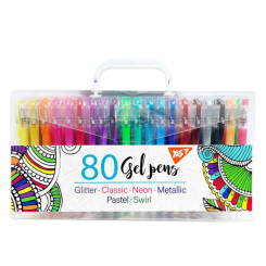 Канцтовари - Набір гелевих ручок Yes 80 кольорів (420437)