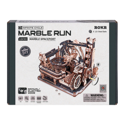 3D-пазли - Конструктор Robotime Rokr 3D Мармуровий космодром 472 деталі (LGC01)