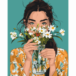 Товары для рисования - Картина по номерам Art Craft Ромашковый вайб 40 х 50 см (10183-AC)