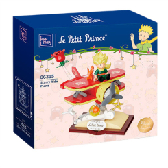 Блочные конструкторы - Конструктор Pantasy Le Petit Prince Звездный самолетик 189 деталей (86315)