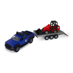 Транспорт і спецтехніка - Ігровий набір TechnoDrive Позашляховик з причіпом і навантажувачем (510207.270)