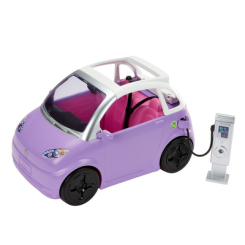 Транспорт і улюбленці - Машинка Barbie Електрокар з відкидним верхом (HJV36)