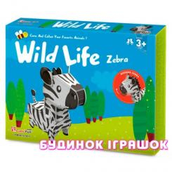 3D-пазлы - Трёхмерная головоломка-конструктор CubikFun Дикие животные. Зебра (K1501h)