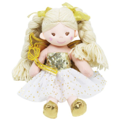 Ляльки - М'яка лялька Ангелочок золотистий 23 см MIC (SEL-0010) (223109)