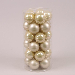 Аксесуари для свят - Кульки скляні Flora D-5,7 см. 30 шт(44582) (MR35643)