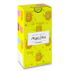 Солодощі - Печиво Buttergreen Масіки з зеленої гречки (4820173860975)