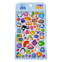 Наборы для творчества - Набор 3D-наклеек Tiki Wiki Crystal Тики океан (51366)