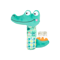 Погремушки, прорезыватели - Игрушка с пищалкой Baby Team Крокодил (8507/8507-5)
