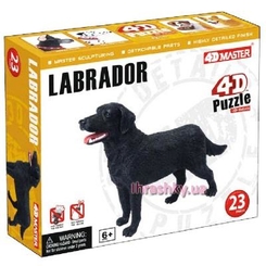 Конструкторы с уникальными деталями - Сборная модель 4D Master Собака лабрадор (26488)