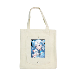 Рюкзаки та сумки - Шопер-гаманець Strateg Аніме дівчина з кошеням (60684) (4823113878535)